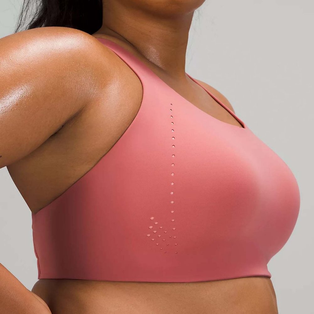 NEW Lululemon Air Support Sports Bra High Support Brier Rose Pink Puff $98 36DDD - Picture 9 of 10
